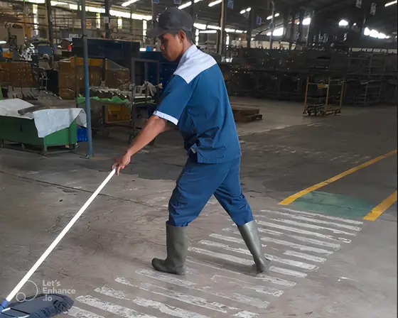Pembersihan Area Produksi