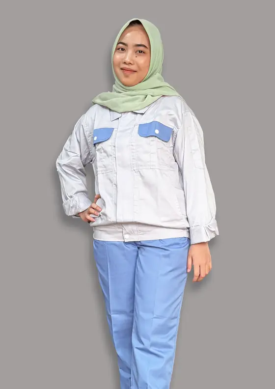 Seragam Kerja Dua Warna